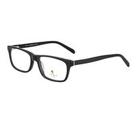 Ted Smith Square Acetate Glasses for Men and Women, Black, Medium