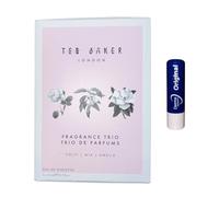TED,Trio Perfumes, Roller Ball, ( Amelia, Poly, Mia ) Roller Ball Fragrance, 15mL With Free Orignial Lip Balm
