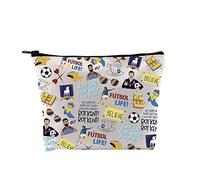 Ted TV Show Inspired Gift Believe Makeup Bag TV Show Merchandise Zipper Pouch Soccer Football Lover Travel Case (Ted TV Pattern Bag EU)