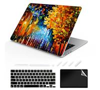 TeDaWen Compatible MacBook Air 13.6 inch Case 2022 Release Model: A2681 M2 Chip, Printed Pattern Hard Shell Laptop Sleeve and Keyboard Cover for MacBook Air 13.6, Landscape Oil Painting 9