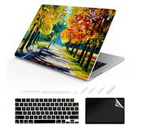 TeDaWen Compatible MacBook Air 13.6 inch Case 2022 Release Model: A2681 M2 Chip, Printed Pattern Hard Shell Laptop Sleeve and Keyboard Cover for MacBook Air 13.6, Landscape Oil Painting 3