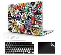 TeDaWen for MacBook Pro 14 Inch Case 2021 Release A2442 M1 Pro/Max with Touch ID, HD UV Graphic Customization - with Keyboard Cover + Screen Protector , Graffiti 6