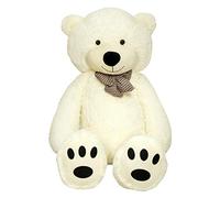 TEDBI Big Teddy Bear 140cm | Vanilla Cream | Large Gigant Teddy Bear Plush Bear Stuffed Animal Toy Birthday Gift XXL Teddi Bear