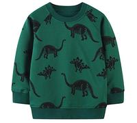 TEDD Boys Sweatshirt for Kids Dinosaur Shark Jumper Cotton Casual Top Long Sleeve Pullover T-Shirt Toddler Girls Shirts Baby Clothes 1-8 Years