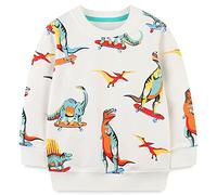 TEDD Boys Sweatshirt for Kids Dinosaur Shark Jumper Cotton Casual Top Long Sleeve Pullover T-Shirt Toddler Girls Shirts Baby Clothes 1-2 Years