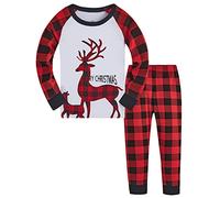 TEDD Christmas Pjs Kids Pyjamas Set for Boys Pajamas Cotton Toddler Baby Clothes Girls Nightwear Fun Santa Claus Sleepwear Unisex Long Sleeve 2 Piece Nightwear Outfit 3-4 Years