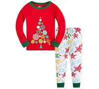 TEDD Christmas Pjs Kids Pyjamas Set for Boys Pajamas Cotton Toddler Baby Clothes Girls Nightwear Fun Santa Claus Sleepwear Unisex Long Sleeve 2 Piece Nightwear Outfit 2-3 Years