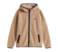 Teddy Badge Hooded Sweatshirt - male - Tommy Jeans - Light Jackets - Beige - XS - Jackets XS