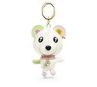 Teddy bag charm, Bear, Multicoloured, Gold-tone plated