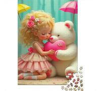 Teddy Bear 1000 Piece Jigsaw Puzzle For Adults Challenging Game Stress Relief Puzzle Exercise The Memory of The Brain for The Whole for Women, Gifts for Men 500pcs (52x38cm)