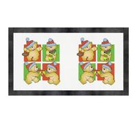 'Teddy Bear Christmas' Pet Feeding Mat (PM00026419)