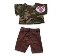 Teddy Bear Clothes Top & Brown Trousers Outfit fits Most Build a Bear By Build Your Bears Wardrobe