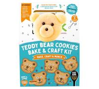 Teddy Bear Cookies Bake & Craft Kit 255g, Make Your Own Teddy Bear Cookie Tray, Make, Craft & Munch, Just add butter & golden syrup