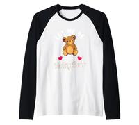 Teddy Bear Cute Bear Lover Plush Toy Aesthetic Gift Raglan Baseball Tee