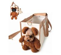 Teddy Bear Dog Carrier Bag for Small Dogs and Cats