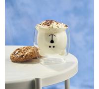 Teddy Bear Double-Walled Glass