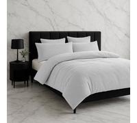 Teddy Bear Fleece Soft Cosy Duvet Cover + Pillow Case Set White