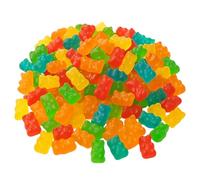 Teddy Bear Fruit Flavour Jelly Sweets Assorted Colour Soft Gummy Candy Chewy Texture Sweet Treat for Kids Parties Picnics Sharing Bags Lunchbox Fillers (500 g)