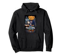 Teddy Bear Happy coding, Just a Boy Who Loves Coding Pullover Hoodie