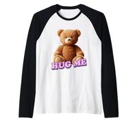Teddy Bear - Hug Me Raglan Baseball Tee