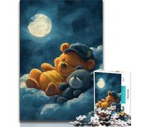 Teddy Bear JigsawPuzzle 1000 Pieces for Teenagers,Challenging Game And Family Play Wall Decoration Unique Birthday And Xmas Gifts 75x50cm