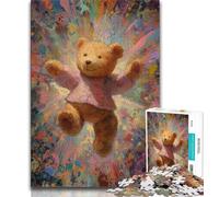 Teddy Bear JigsawPuzzle 1000 Pieces for Teenagers,Educational Games Home Decoration Deal As Gifts for The Whole Family 75x50cm