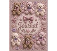 Teddy Bear Journal: Cute Dusty Pink Notebook for Girls | Aesthetic Lace Teddy Bear Diary with Decorative Interior Pages