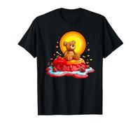 Teddy Bear On Strawberry Cake Delight T-Shirt