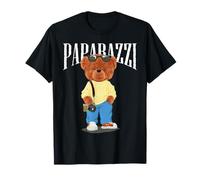Teddy Bear Paparazzi Press Photographer with Camera T-Shirt