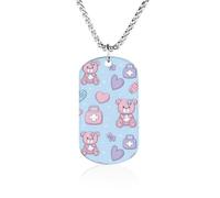 Teddy Bear Pattern Novelty Pendants Necklaces