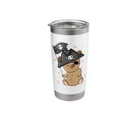 Teddy Bear Pirate Stainless Steel Insulated Tumbler