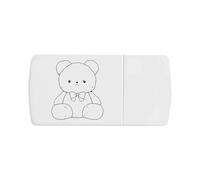 'Teddy Bear Sitting' Pill Box with Tablet Splitter (PI00034997)