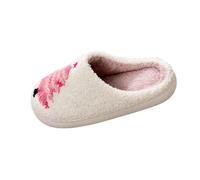 Teddy Bear Slippers Womens Fluffy Memory Foam Slippers Funny Novelty Halloween Cute House Shoes Warm Winter Cozy Faux Fur Fleece Lined Soft Comfy Plush Anti-Skid Indoor Outdoor House Shoes Ladies