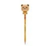 LEGAMI Squeezies Teddy Bear Dream Big Pencil - Pencil with Soft Squishy Teddy Bear Attachment - Anti-Stress Stationery for School, Notes, Drawing & Gift