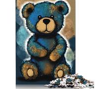 Teddy Bear Style 3 Puzzles 1000 Pieces for Teenagers Gifts Puzzle for Adults And Teenager Jigsaw Puzzles for Adults Educational Game Challenge Toy 1000pcs (75x50cm)