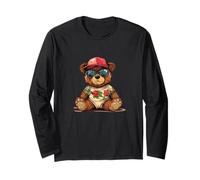 Teddy Bear with a Snapback for a Fresh Vibe Long Sleeve T-Shirt