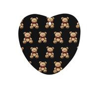 Teddy Bears 1 PCS Car Air Freshener Hanging Aromatherapy Tablets Automotive Ornament for Auto Room Bathroom Bedside Love form