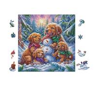 Teddy Bears 100 Pc DIY Jigsaw Puzzle Puzzles for Adults Teens Hard Challenging Team Building Stress Reducing Autumn Rigid Cardboard 28x28cm
