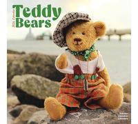 Teddy Bears 2026 Calendar | Square Wall Calendar | Teddy Bear, Collectable Gift | Plastic Free Packaging | by Avonside Publishing
