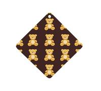 Teddy Bears Car Air Freshener Aromatherapy Tablets 3-pack Scented Cards for Bathrooms Wardrobe