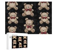 Teddy Bears Pattern Funny Wooden Picture Puzzle Wood Jigsaw Creative Gift for Adults And Family Game