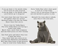 Teddy Bears Picnic Bear Animalss Gift Decor Poster Wall Art Tin Sign Decor Metal Sign Poster 8X12 Inches
