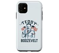 TEDDY BOOZEVELT Funny Drinking Pres Roosevelt Meme July 4th Case for iPhone 11