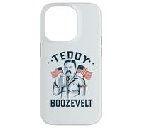 TEDDY BOOZEVELT Funny Drinking Pres Roosevelt Meme July 4th Case for iPhone 14 Pro