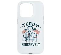 TEDDY BOOZEVELT Funny Drinking Pres Roosevelt Meme July 4th Case for iPhone 15 Pro