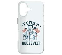 TEDDY BOOZEVELT Funny Drinking Pres Roosevelt Meme July 4th Case for iPhone 17