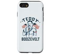 TEDDY BOOZEVELT Funny Drinking Pres Roosevelt Meme July 4th Case for iPhone SE (2020) / 7/8