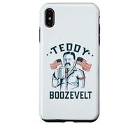 TEDDY BOOZEVELT Funny Drinking Pres Roosevelt Meme July 4th Case for iPhone XS Max