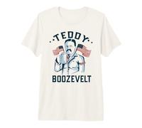 Teddy BOOZEVELT Funny Drinking Pres Roosevelt Meme July 4th Premium T-Shirt