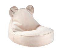 Teddy children's beanbag velvet dusty beige Wigiwama - 4751030597355